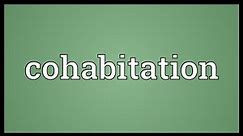 Cohabitation Meaning