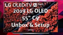 2019 LG OLED C9 4K 55" TV - Unboxing and Setup