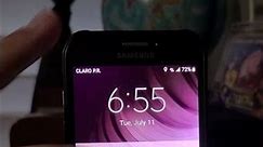 Samsung Galaxy S6 Active incoming message