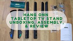 Hang Onn Tabletop TV Stand: Unboxing, Assembly, & Review