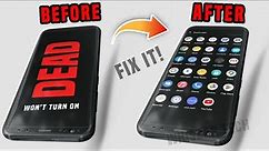How to fix Samsung Galaxy won’t turn on or charge, black screen / phone won't turn on or charge.