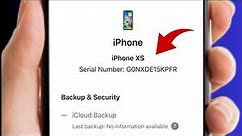 how to find iphone serial number without phone | how to see iphone serial number | #iphone