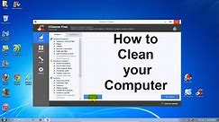 How to use CCleaner tutorial & Clean your Computer - Free & Easy