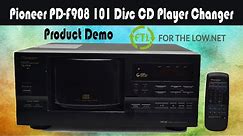 PIONEER 101 DISC CD PLAYER CHANGER MEGA DISC CHANGER SYSTEM PD-F908 PRODUCT DEMONSTRATION