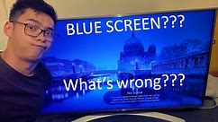 How to fix blue screen issue on LG TV part 1