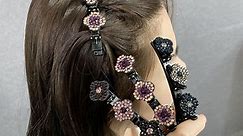 0.49US $ 78% OFF|Sparkling Crystal Stone Braided Hair Clips | Hair Accessories Flower Stone - 2023 New - Aliexpress