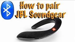 How to pair JBL Soundgear by bluetooth