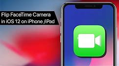 How to Flip FaceTime Camera in iOS 12 on iPhone or iPad