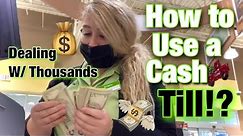 HOW TO USE A CASH REGISTER!! (FULLY EXPLAINED IN DETAIL) DONT BE SCARED! MUST WATCH