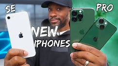 NEW iPhone SE & Green iPhone 13 Pro Unboxing!