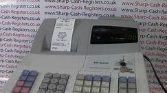 Sharp XE-A202 Cash Register Instructions On Setting The Time & Date