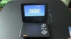 Apeman Portable DVD Video Player Unboxing+Test
