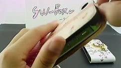 Happymori iPhone 4S Flip PU Leather Pouch Case for Girls