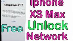 iPhone XS Max,Network Unlock 2021 Free all Models iPhone Any Country Sim/Carrier Unlock​ Done100%