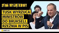 Rzeźnia w PiS. Tusk wyrzuca ministrów do Brukseli. Joński robi z Kamińskiego alkoholika