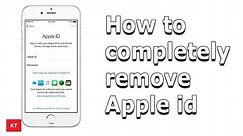 How to completely remove apple id from iPhone / iPad (2019)