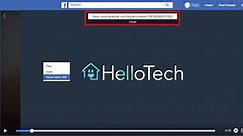 How to Download a Video from Facebook on Any Device : HelloTech How
