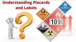 DOT Chart 16- Understanding HazMat Placards and Labels