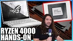 AMD Ryzen 4000 CPU Hands-On: ASUS G14 Zephyrus Laptop on Zen2