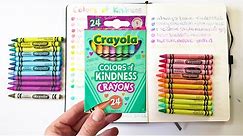 New! Crayola Colors of Kindness Crayons: Sort, Swatch, and Color Names