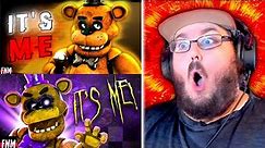 FNAF SONG "It's Me" (ANIMATED) 1, 2 & 3 By @FiveNightsMusic FNAF ANIMATION REACTION!!!