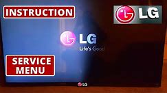 How To Enter LG TV Service Menu Code || LG TV Secret Menu Code || LED TV Hard Reset Easy Method