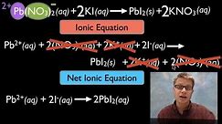 Molecular, Ionic, and Net Ionic Equations
