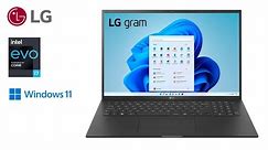 LG gram 17Z90P Ultra-Lightweight 17” Laptop With 11th Gen Intel® Core™ i7 Evo™ & SSD