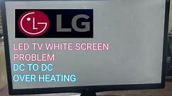 white screen problem | LG 24"led tv white display |#whitescreenproblem #lgledtv