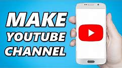 How To Make a YouTube Channel on Android Tablet!