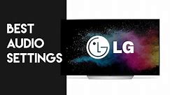LG TV Audio Settings for Soundbar and Sound System