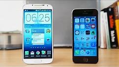 iPhone 5S vs Galaxy S 4 | Pocketnow