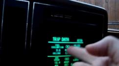 1989 Buick Reatta CRT Touch Screen