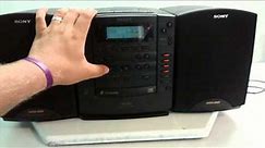 Sony CFD-626 CD radio cassette recorder boom box