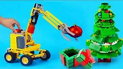 Building Lego ROBOT ARM To Making Christmas Gift - Lego Technic