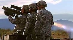 FIM-92 STINGER Surface-To-Air MISSILE IN ACTION; Firing Exercise Target Training -- UAVs Shot Down!