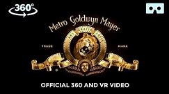 Metro-Goldwyn-Mayer (MGM) logo (2021) in 360/VR