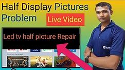 Half picture LED tv Repair # Half tv screen problems Mi led tv 7728955131