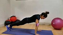 Using a Hip Resistance Band for a Push-up