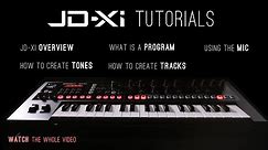 Roland JD-Xi Analog Digital Synthesizer Tutorials