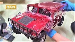 RC Car 1/10 Scale HG P415 Hummer H1 Unboxing & Test 허머