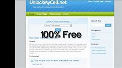 Unlock Your Cell Phone - ANY Make & Model - FREE!!!