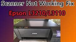 Not Scanning But Printing Epson L3210 Fix || How To Fix Scanner Problem in Epson Printer
