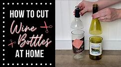 HOW TO CUT WINE BOTTLES AT HOME | DIY CUTTING GLASS BOTTLES | HOW TO CUT GLASS BOTTLES EASY | DIY