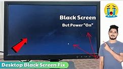 How To Fix "Desktop Black Screen" Problem 2023 | Computer Black Screen Windows 10/11