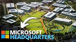 Inside Microsoft's Crazy Headquarters, Microsoft Campus Tour, Mini City, Insane Microsoft HQ
