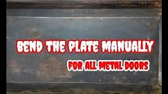 cara bending plat manual ❗How to bend plates manually