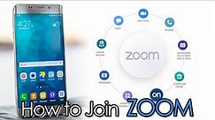 How to Join a Meeting in Zoom on Android | 2020-04 | Beginners Guide