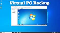 Backup virtual machine from VMware Workstation Pro