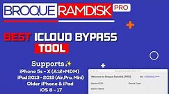 broque ramdisk - how to bypass icloud lock on iphone 7 plus || icloud unlock free tool
